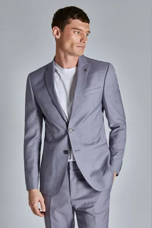 Ted Baker Mens Tucana Mauve Sharkskin Jacket - - Size 36 Regular