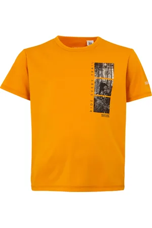 Regatta Kids Unisex Childrens/Kids Alvarado IX Cycling T-Shirt (Bright Marigold) - - Size 11-12Y