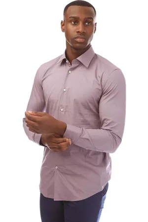 HUGO BOSS Mens H-Hank Slim-Fit Shirt in - Size 14.5 inch