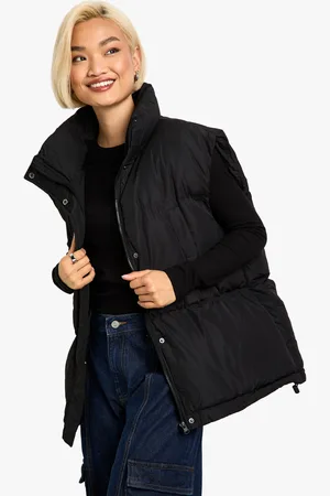 Boohoo Womens Oversized Gilet - - Size 12 UK