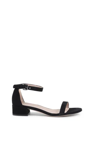 Stuart Weitzman Womens Ankle Strap Sandal NUDISTJUNE Suede - Size UK 5