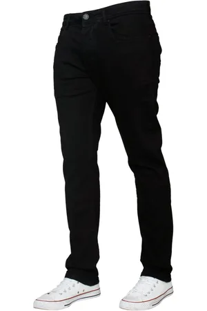 Enzo Mens Slim Stretch Denim Jeans - Cotton - Size 34W/34L
