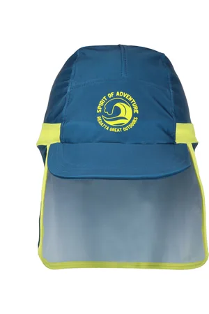 Regatta Kids Unisex Childrens/Kids Spirit Of Adventure Protect II Wave Cap (Moroccan Blue/Citron Lime) - - Size 2-3Y