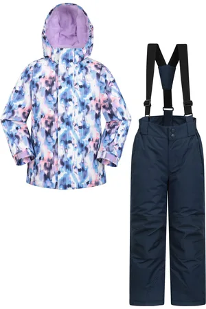 Mountain Warehouse Kids Unisex Childrens/Kids Patterned Ski Jacket & Trousers - Size 5-6Y