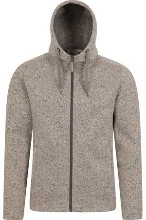 Mountain Warehouse Mens Nevis Fleece Full Zip Hoodie - Size Medium