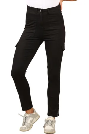MYT Womens Cargo Chino Ankle Grazer Trousers in Cotton - Size 8 Regular