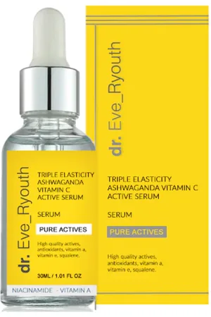 DR EVE RYOUTH Womens Triple Elasticity Ashwaganda Vitamin C Powerful Active Serum 30ml - - One Size