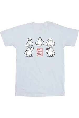 Disney Mens Big Hero 6 Baymax Many Poses T-Shirt - Size Large