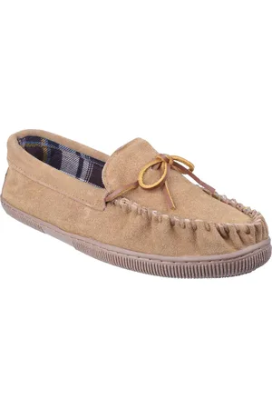 Cotswold Outdoor Mens Alberta Slip On Moccasin Slipper - Leather - Size 11 (UK Shoe)