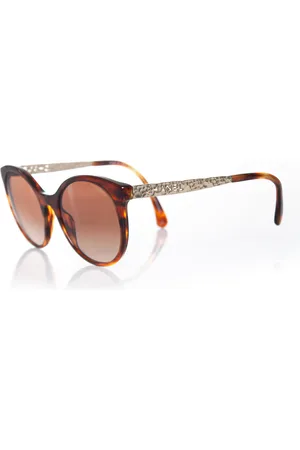 CHANEL Pre-owned Womens round tortoise sunglasses - - One Size