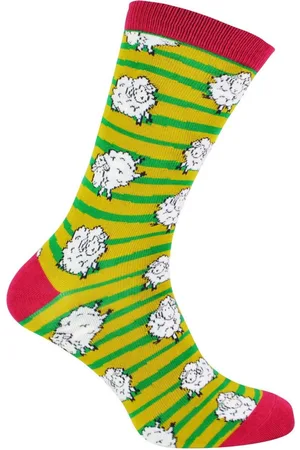 Mr Heron 1 Pack Mens Novelty Animal Pattern Bamboo Socks - - Size UK 6-11