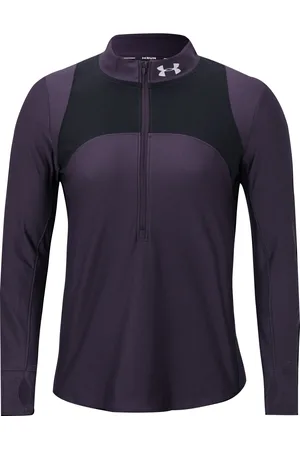 Under Armour Womens Qualifier 1/2 Zip Half Zip Top 1326512 595 Textile - Size Small