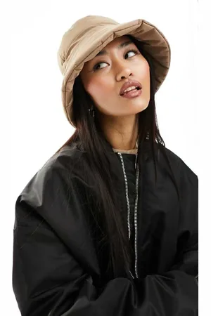 Pieces® Womens padded bucket hat in -Neutral - One Size