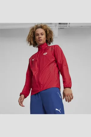 PUMA Mens Serbia Pre-match Woven Football Jacket - - Size X-Large