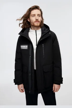 Bosideng Mens Short Goose Down Jacket With Hood - - Size Large