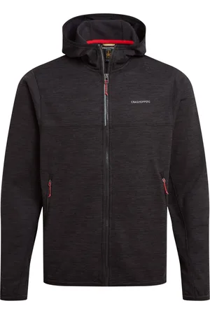 Craghoppers Mens Travos Full Zip Fleece Top ( Pepper Marl) - Size 2XL
