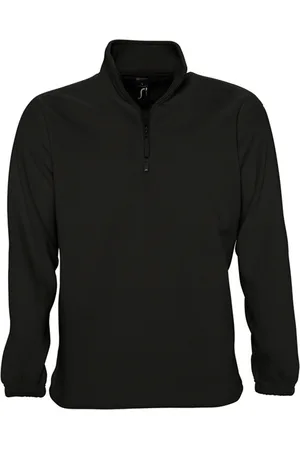 Sols Ness Unisex Zip Neck Anti-Pill Fleece Top - Size Small
