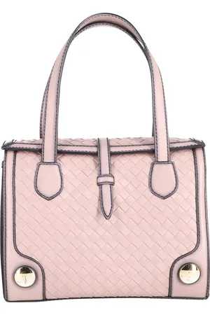Bottega Veneta Pre-owned Womens Double-Handle Woven Tote Bag in Calfskin Leather - One Size