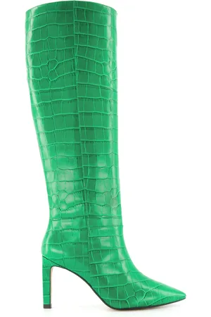 Dune Womens Ladies Spice - Pointed Stiletto Knee High Heeled Boots - Leather (archived) - Size UK 3