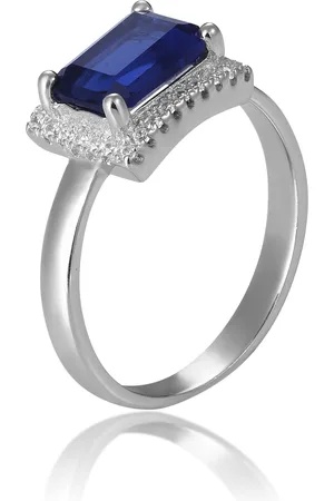 ORPHELIA WoMens 925 Sterling Ring - ZR-7425/SA - Size Q