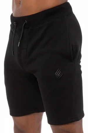Enzo Mens Fleece Gym Shorts - Cotton - Size Small