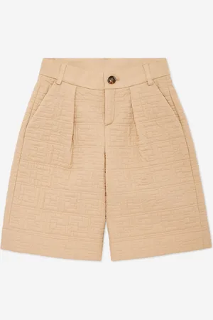 Fendi Boys FF Quilted Shorts in - Size 8Y