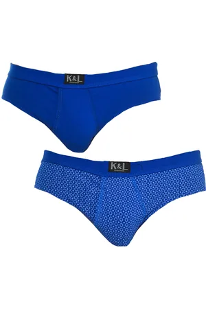 Kisses and Love Mens Pack-2 Basic Open Slips KL2010 man - - Size Medium