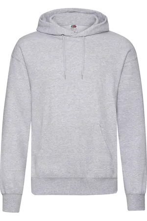 Fruit Of The Loom Mens Hooded Sweatshirt / Hoodie (Heather ) - Size 4XL