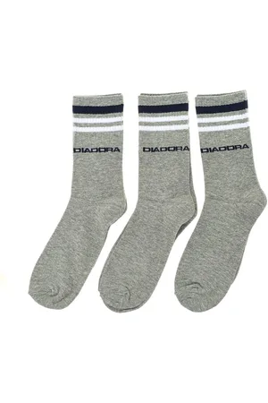 Diadora Pack-3 High Top Sports Socks D9090 unisex - - Size UK 2.5-5