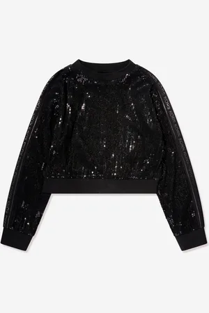 Michael Kors Girls Sequin Sweatshirt in - Size 8Y