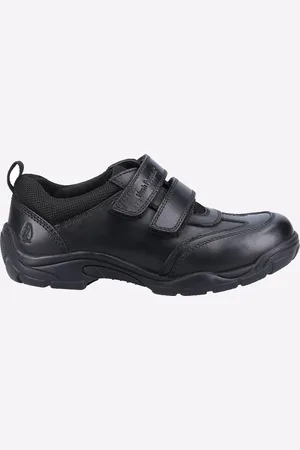 Hush Puppies Childrens Unisex Alec School Shoe Boys Junior - Mixed Material - Size UK 10 Kids