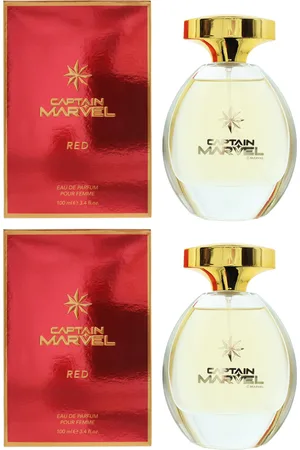 Marvel Womens Captain Eau De Toilette 100ml Spray For Her X 2 - One Size