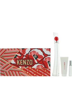Kenzo Womens Flower Eau de Parfum 100ml +10ml + Body Lotion 75ml Gift Set - One Size