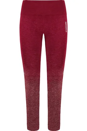 GymShark Adapt Womens Ombre Burgundy Leggings - - Size X-Small