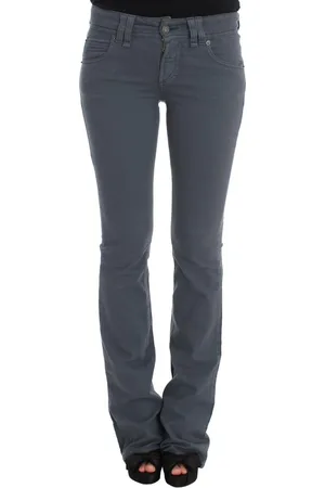 John Galliano WoMens Cotton Blend Slim Fit Bootcut Jeans material_cotton - Size 26 (Waist)