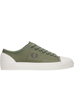 Fred Perry Mens Hughes Low Textured Poly Parka Shoes - Size UK 7
