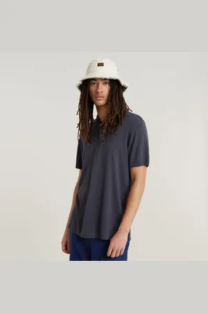 G-Star Mens G-Star RAW Knitted Polo - Viscose - Size Large