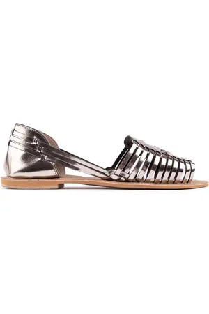 Solesister Womens Tara Flat Sandals - Leather - Size UK 4