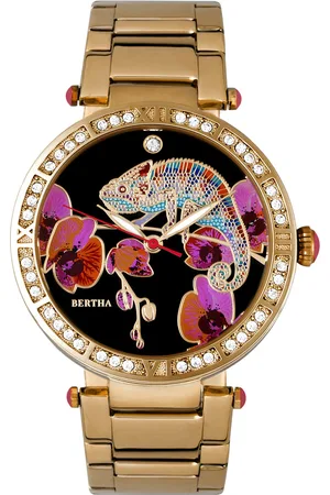 Bertha Womens Camilla Mother-Of-Pearl Bracelet Watch - Stainless Steel - One Size