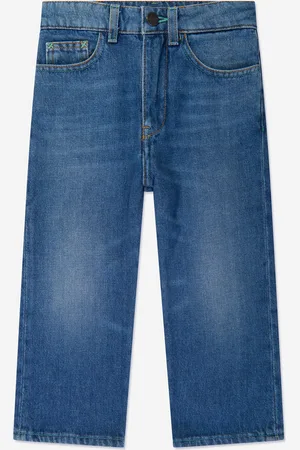 Palm Angels Boys Curved Stone Regular Jeans in - Size 12Y