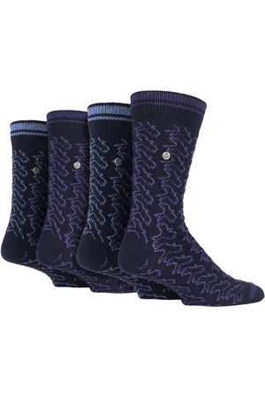 Jeep 4 Pack Mens Cotton Dress Socks
