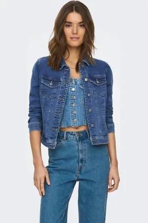 ONLY Womens Wonder Stretch Denim Jacket - - Size X-Small
