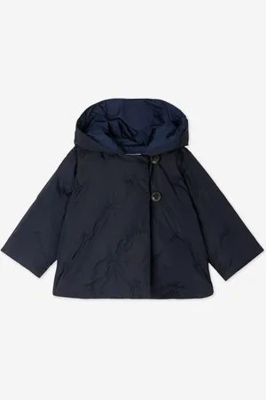 BONPOINT Baby Girls Bonno Quilted Jacket in Navy - - Size 1Y