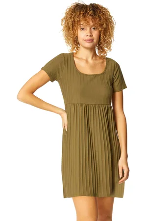 Roman Womens Ribbed Jersey Skater Dress - - Size 10 UK