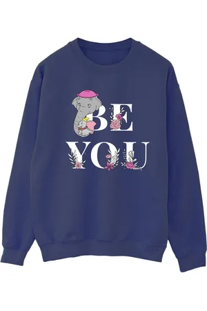 Disney Womens/Ladies Dumbo Be You Sweatshirt ( Blue) - Size X-Large