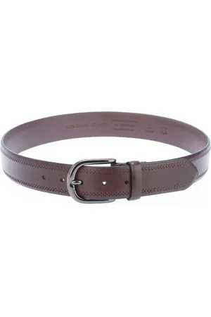 Ted Baker Mens Accessories Picolt Broguing Leather Belt in - Size 38 inches