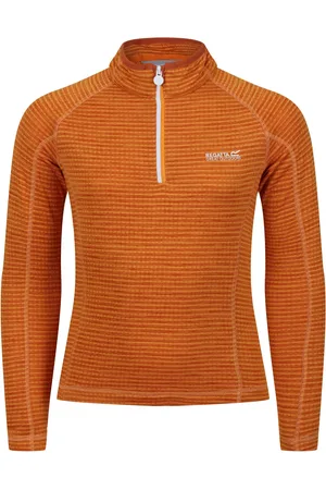 Regatta Kids Unisex Childrens/Kids Berley Half Zip Long Sleeved Top ( Pepper) - Size 5-6Y