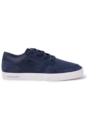 Oakley Lighthouse Lace-Up Smooth Leather Mens Trainers 13550 6AC - Size UK 11