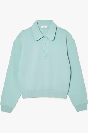 Lacoste Womens Relaxed Fit Embroidered Polo Sweatshirt in - Size 18 UK