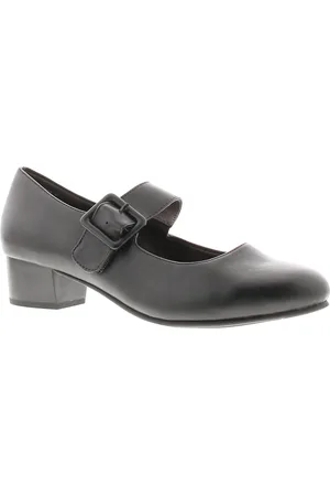 Jana Womens Court Shoes Jesse Buckle - Size UK 7.5